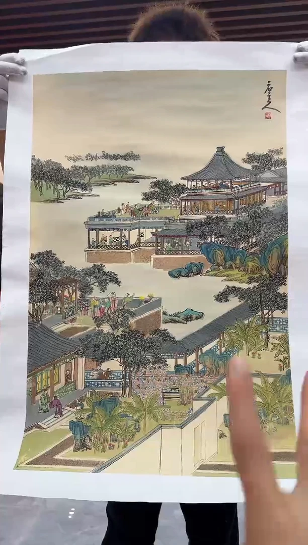 国画周梅生/精品国画/2.7平尺