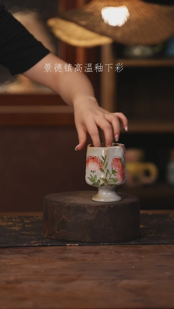 景德镇高温釉下手绘陶瓷344