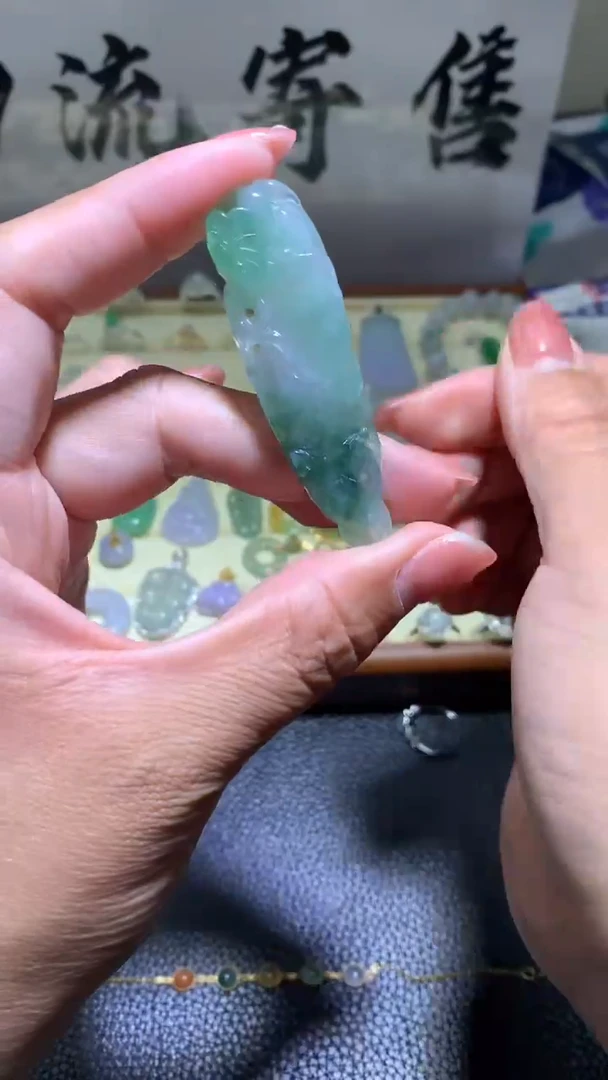 【闪购商品】翡翠颈饰未镶嵌081天然缅甸翡翠A货