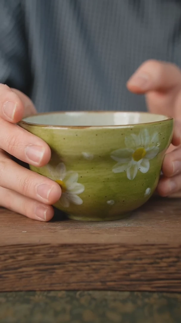 【闪购商品】杯子泥垚手作 景德镇手工手绘器物256