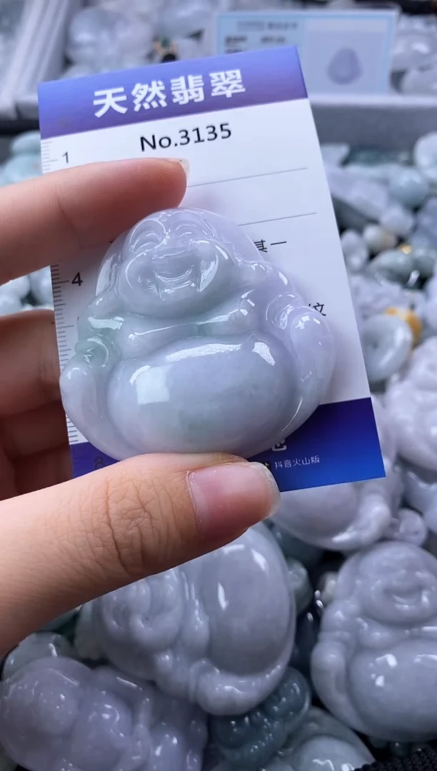 翡翠未镶嵌颈饰缅甸A货翡翠3135