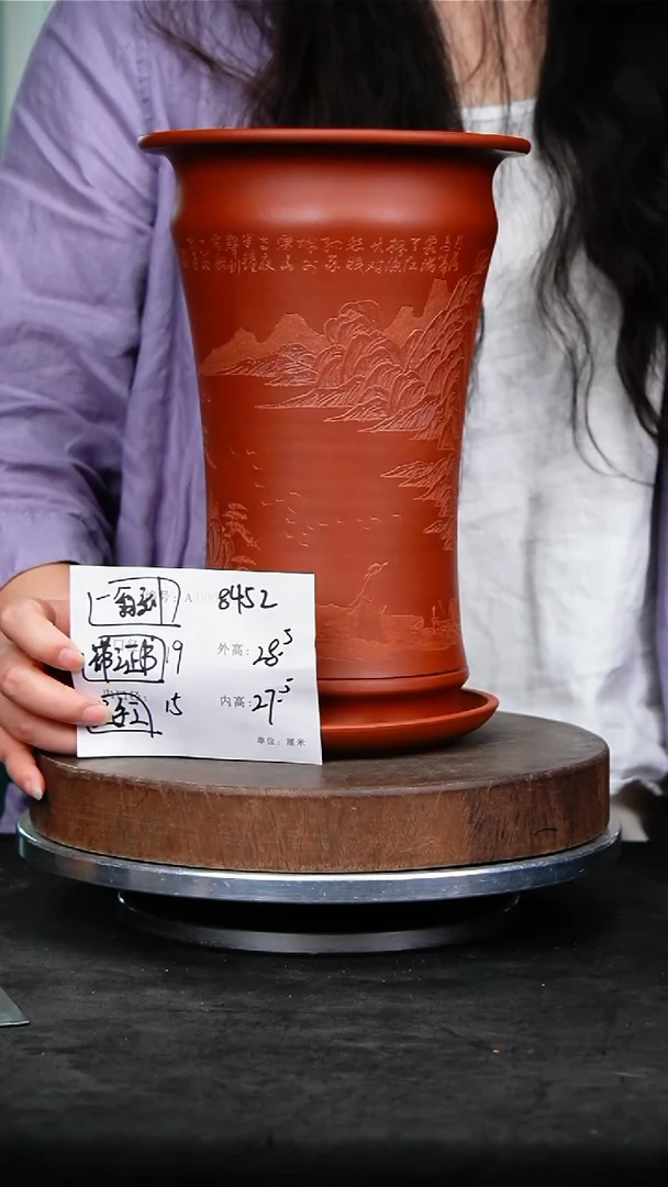 紫砂花盆8452+z紫砂花盆