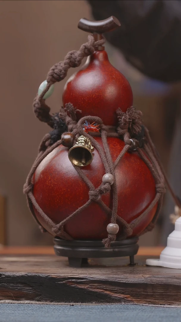 1052号精品大漆葫芦防腐防渗装水茶酒