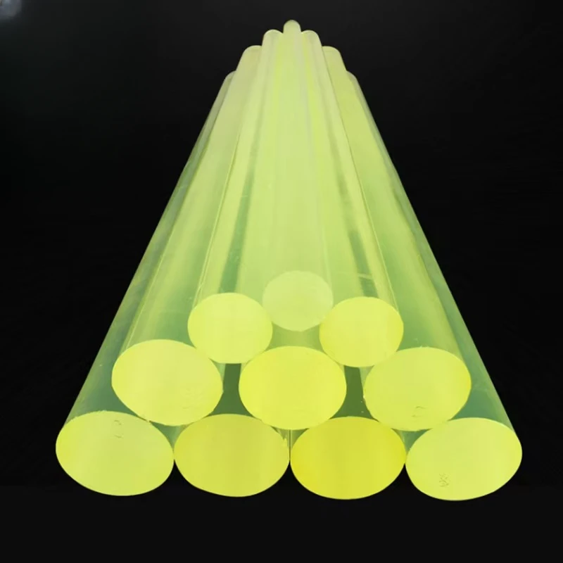 透明高硬度聚氨酯棒实心聚氨酯PU棒高耐磨聚氨酯棒工具