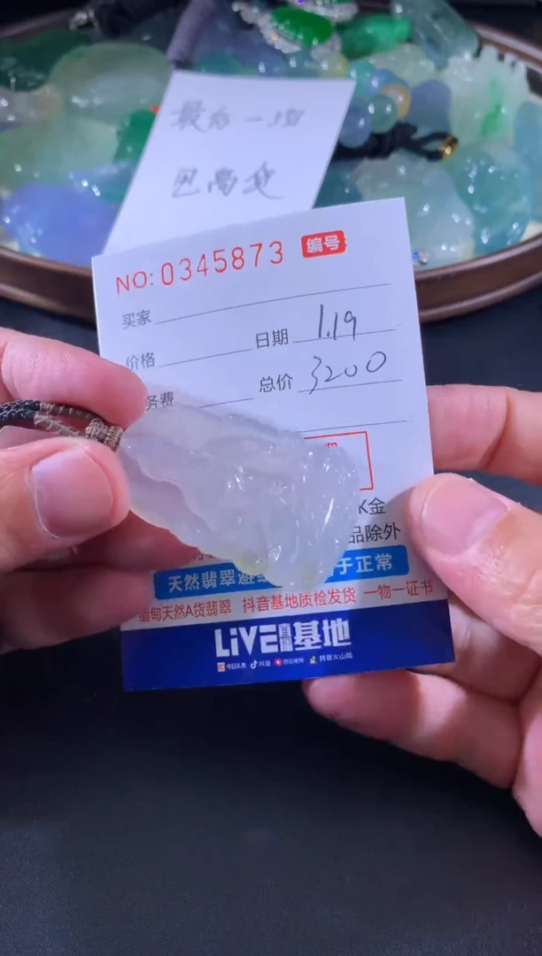 【闪购商品】翡翠颈饰未镶嵌天然A货翡翠