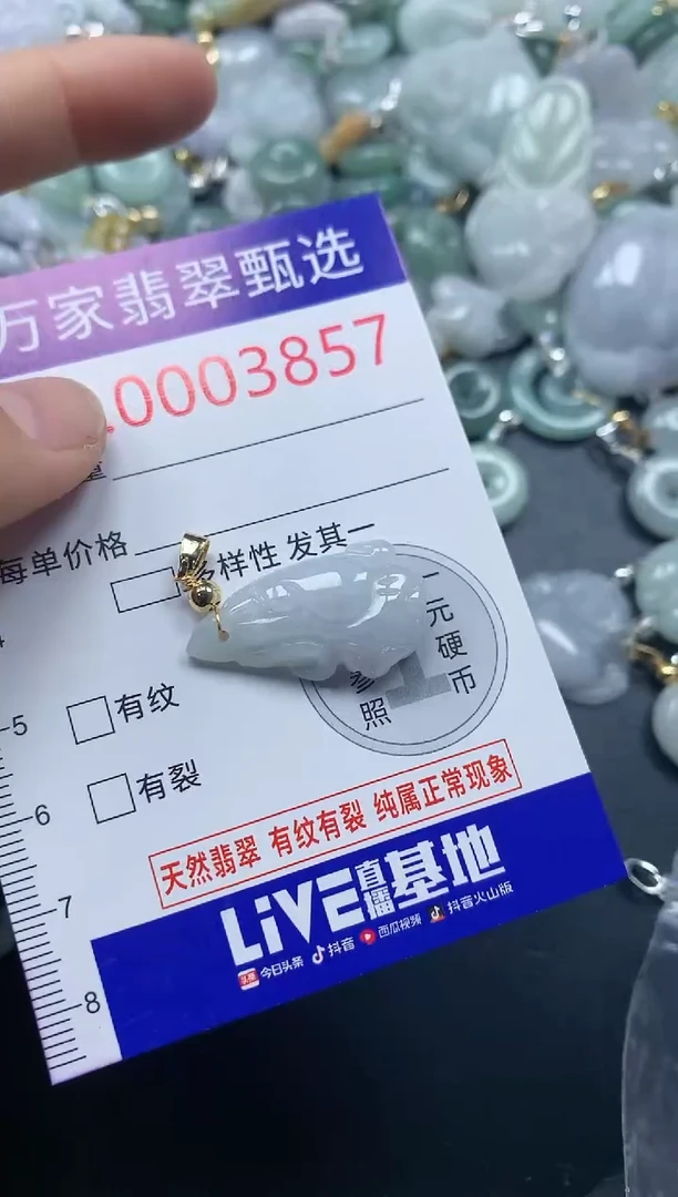 吊坠(不含链)未镶嵌翡翠3857