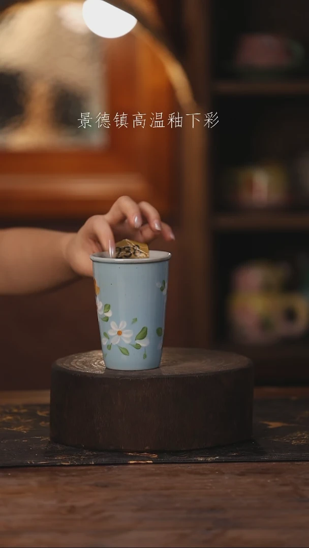 陶瓷景德镇高温釉下手绘238