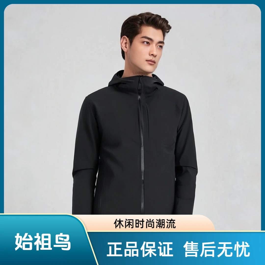 ARC'TERYX/始祖鸟Sawyer Hoody纯色连帽软壳夹克男款6614