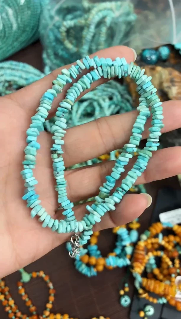 琥珀未镶嵌珠宝奇石项链多样性发一件