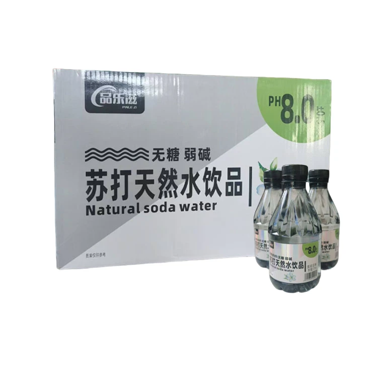 新人福利  品乐滋 苏打天然水饮品 375ml*24瓶/箱
