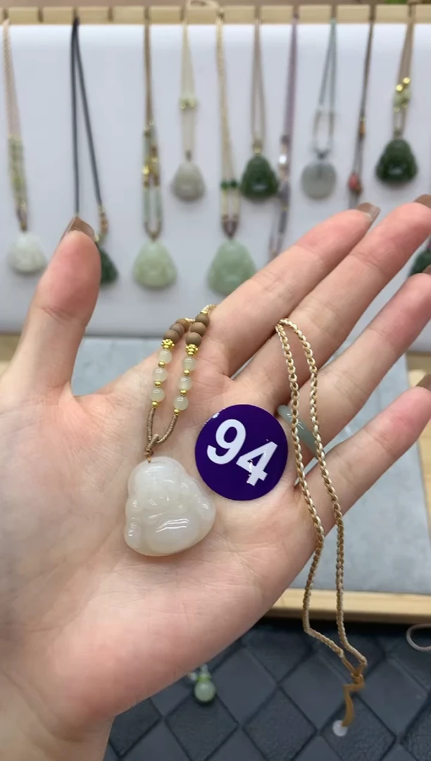 【闪购商品】和田玉颈饰未镶嵌佛公4