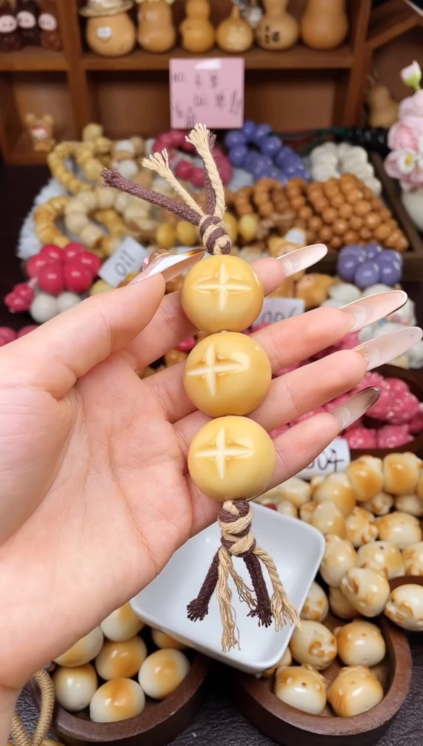 手串菩提根/象牙果Q 鲜菇包包把件