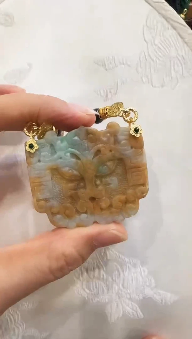 颈饰未镶嵌翡翠国风