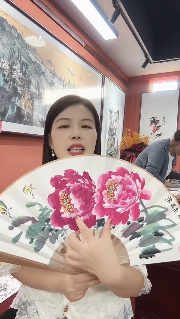 国画孟祥敏/国画/扇面