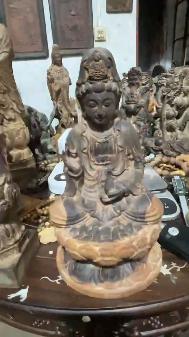 【闪购商品】木木雕香木摆件保真防漏