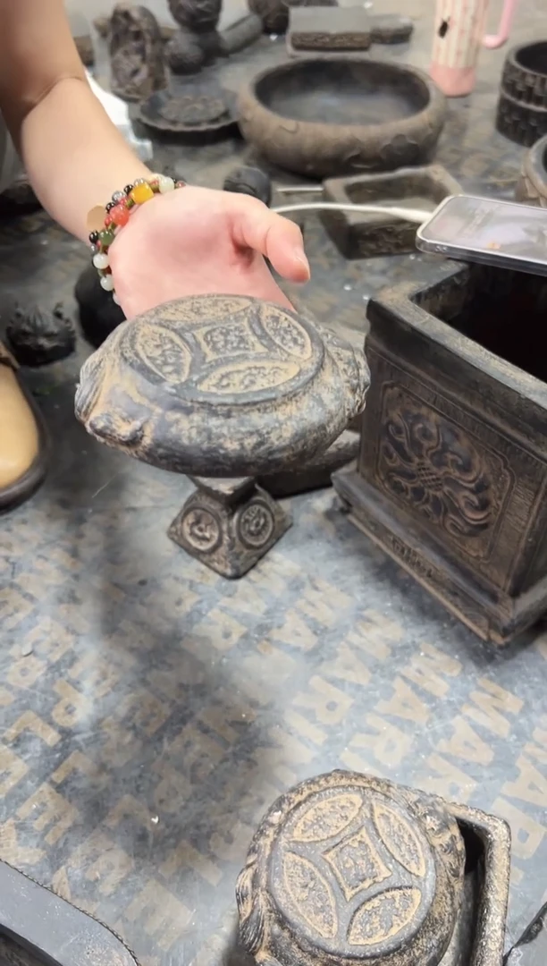 陶土【火山泥】金蟾小底座