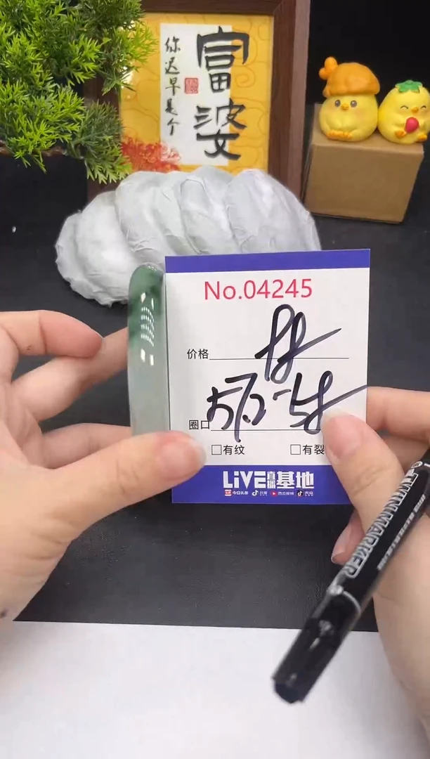 未镶嵌手镯翡翠4245