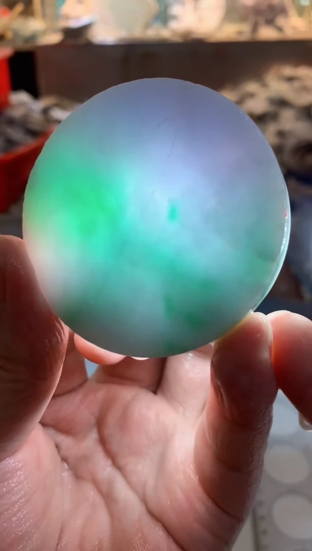 翡翠裸石0朱0翡翠珠宝925随机性发货