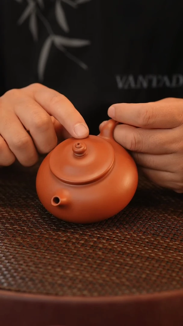 茶壶紫砂朱泥 寒江 150cc