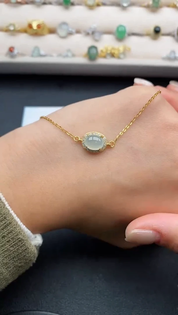 银S925镶嵌戒指翡翠33333333+3