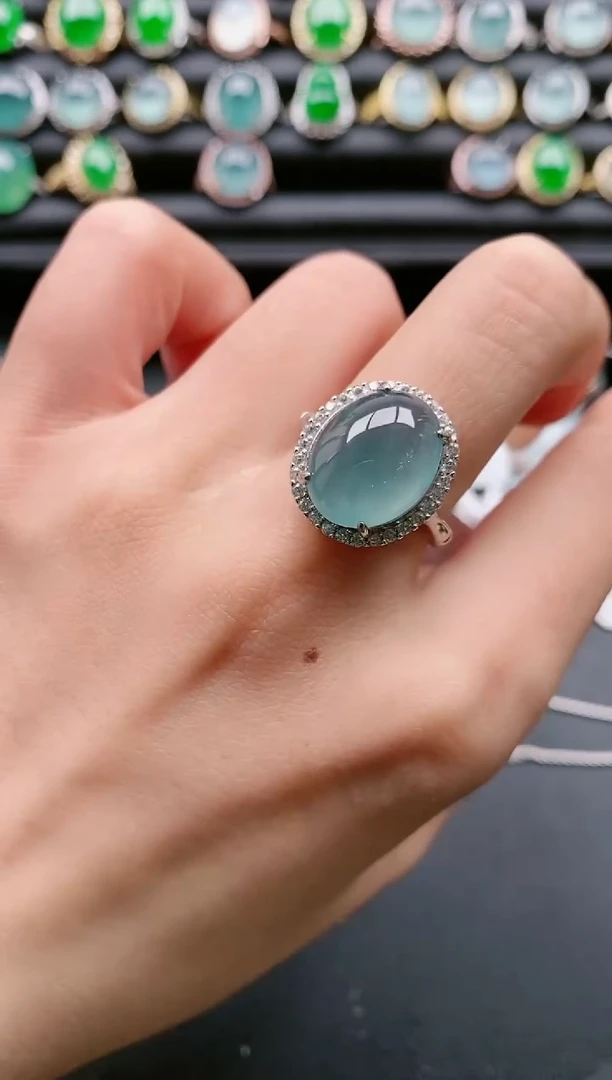 【闪购商品】翡翠戒指银S925镶嵌11111111