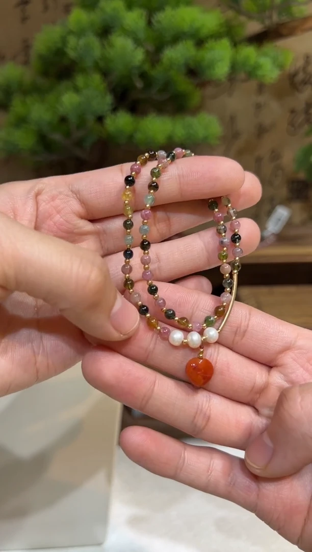 未镶嵌手链碧玺手饰@@