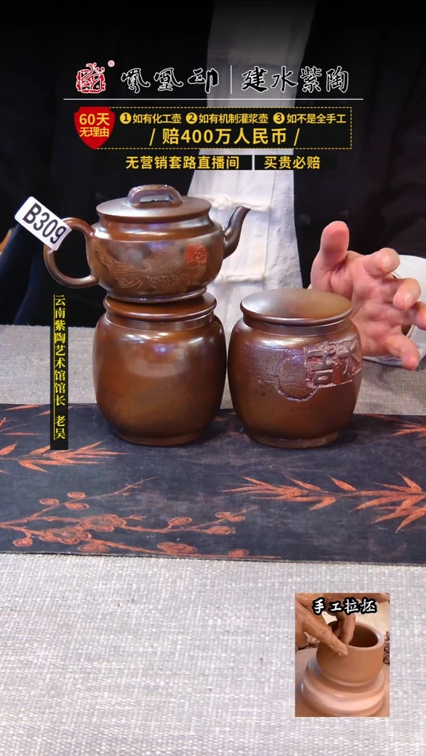 【闪购商品】壶建水紫陶高货壶   /309