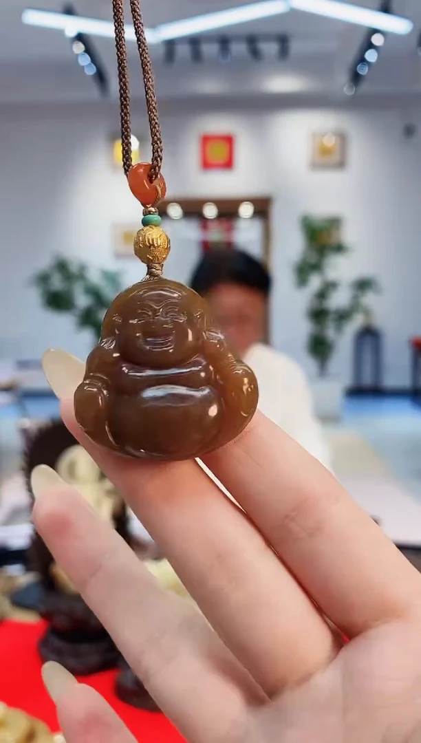 【闪购商品】和田玉挂件未镶嵌糖玉佛公
