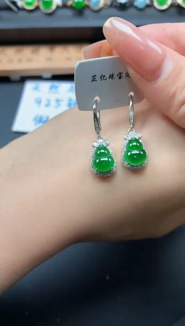 银S925镶嵌戒指翡翠11111