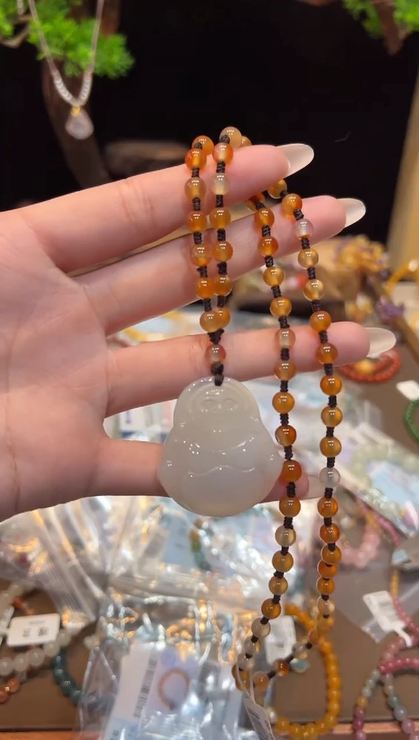 【闪购商品】玛瑙/玉髓颈饰未镶嵌项链@@Z1902