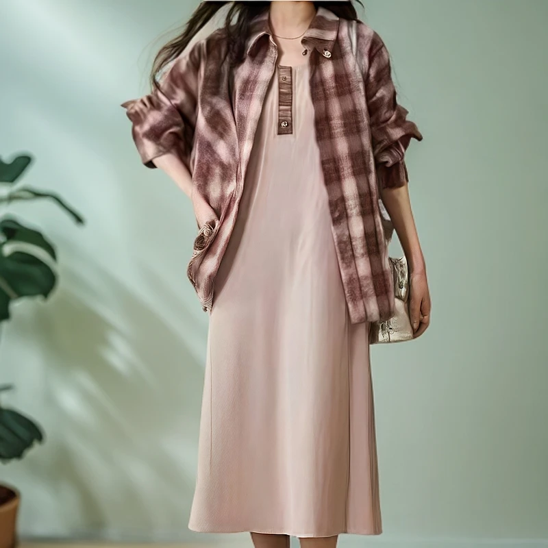 【外套】谜秀法式优雅洋气磨毛衬衫长袖韩版别致上衣春秋复古衬衫女