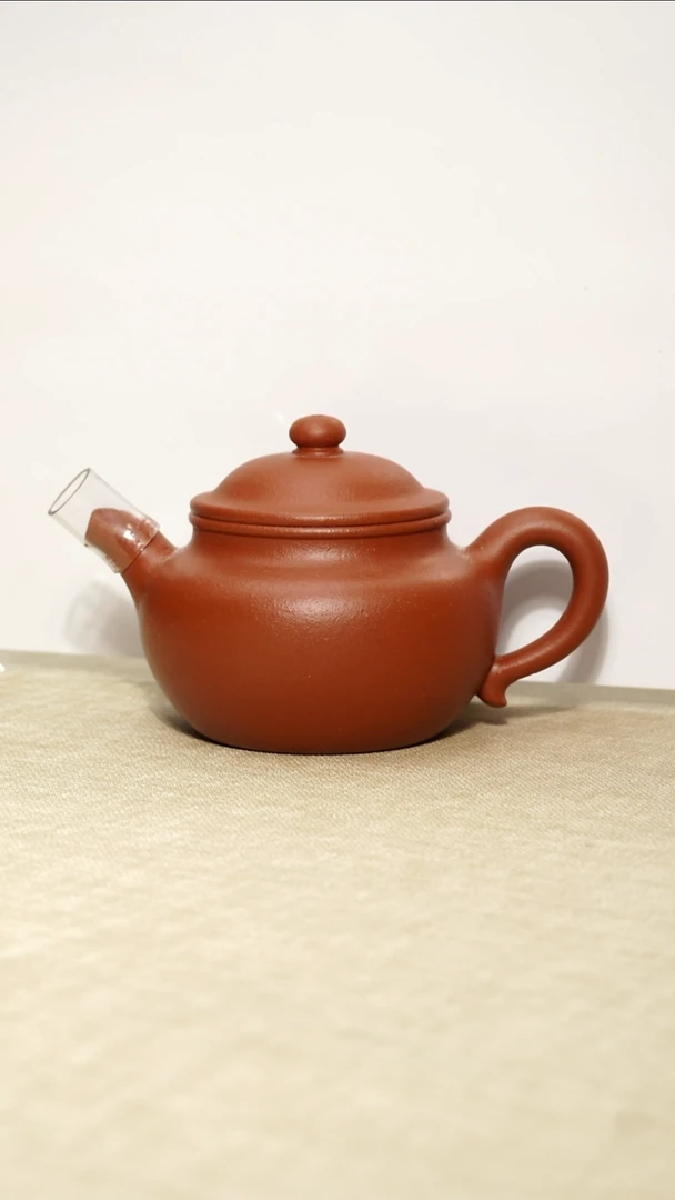 茶壶朱泥莲子150毫升瑕疵壶