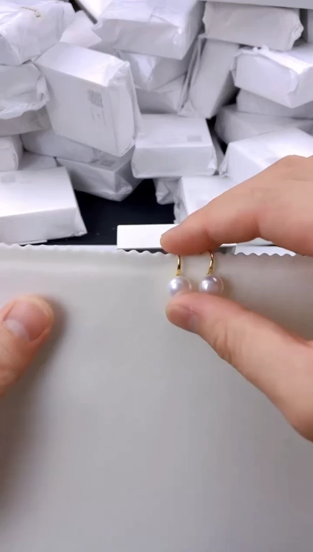 未镶嵌耳饰淡水珍珠ed1032