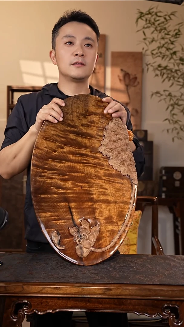 乌木类家具金丝楠阴沉木茶盘