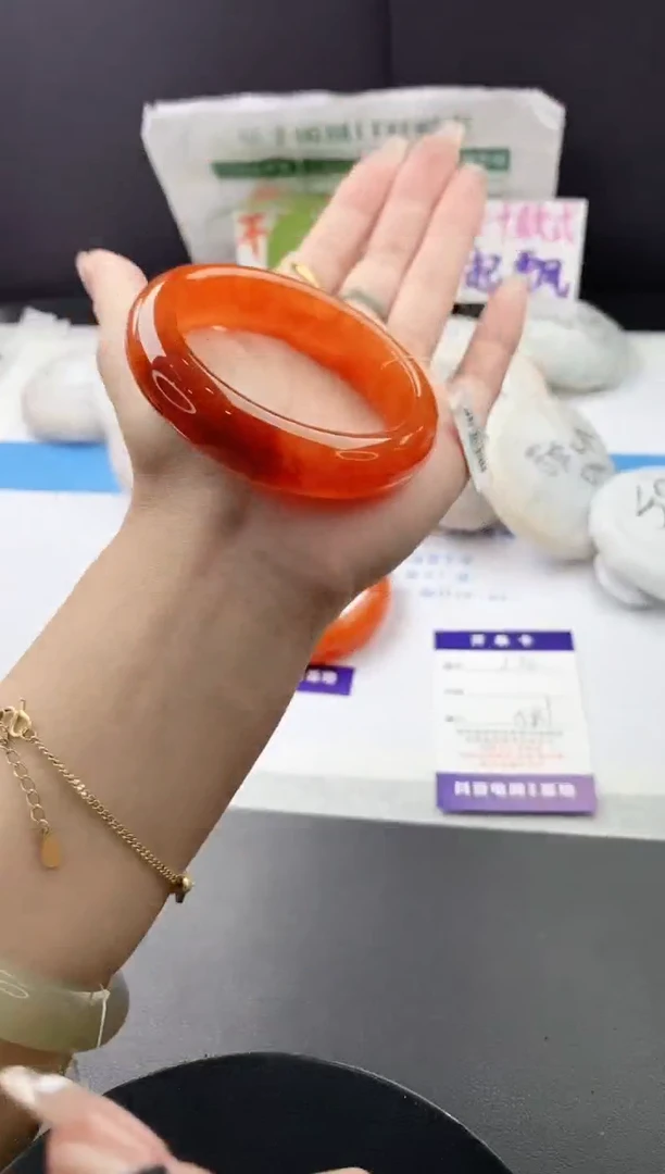 未镶嵌手镯石英质玉j72-HHB58+