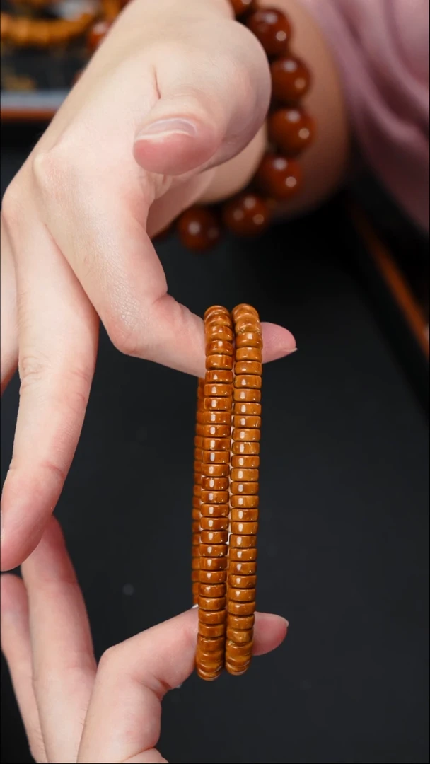 紫金鼠手串实心药片7+      10645