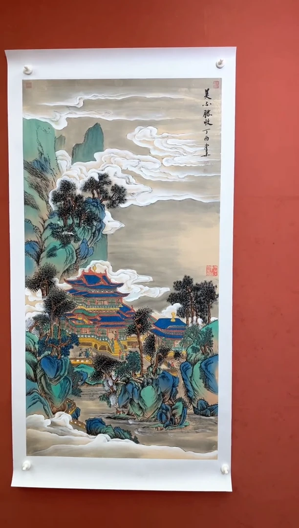 国画王建华老师现场创作 117