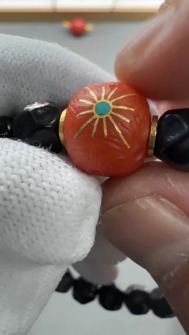 【闪购商品】椰蒂手串足金镶嵌手串手串