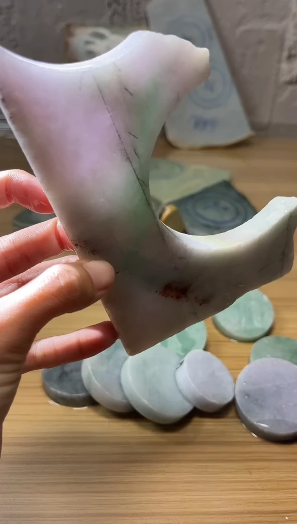 裸石翡翠翡翠a货正品玉石古陈079