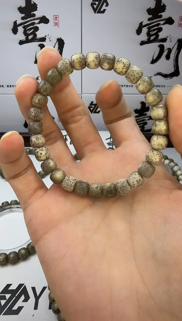 手串星月菩提8/7 糯冰料 同枝果