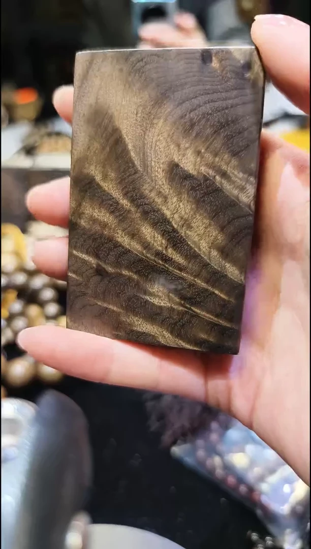 金丝楠无事牌手把件