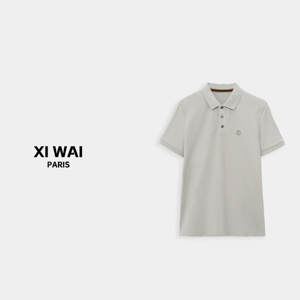 高级男装 春夏新品25s男士经典商务老钱风透气短袖POLO衬衫 S257