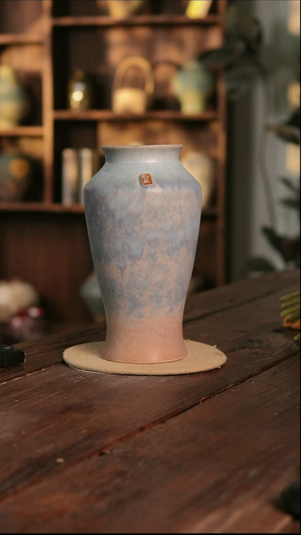 摆件5-54 陶瓷花器高30口径10