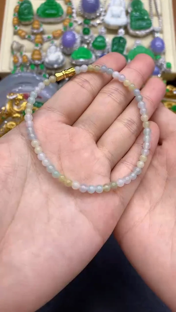 未镶嵌手串翡翠3-中国好珍宝