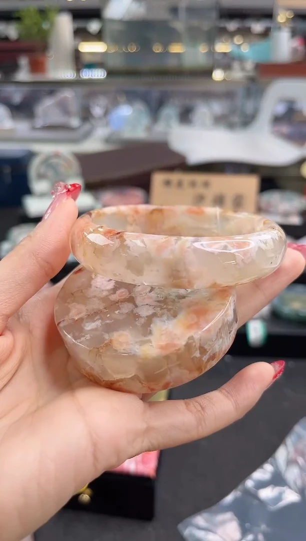 未镶嵌手镯石英质玉62圈口（赠品镯心）S986039