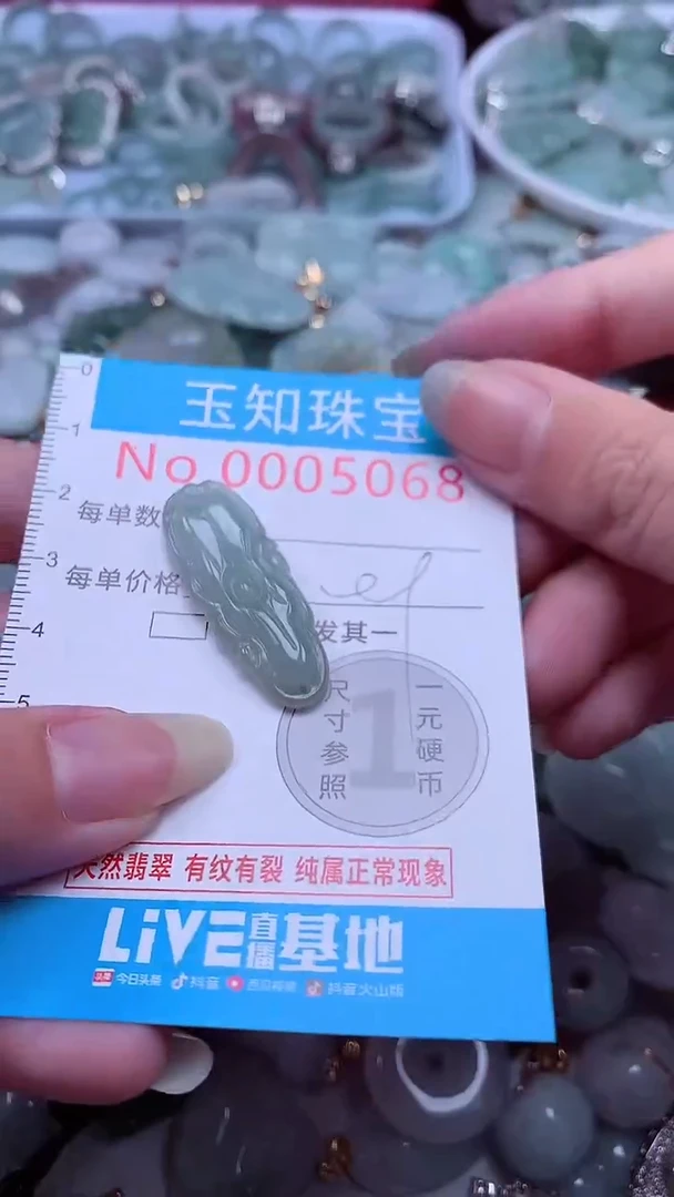 翡翠未镶嵌吊坠(不含链)5068