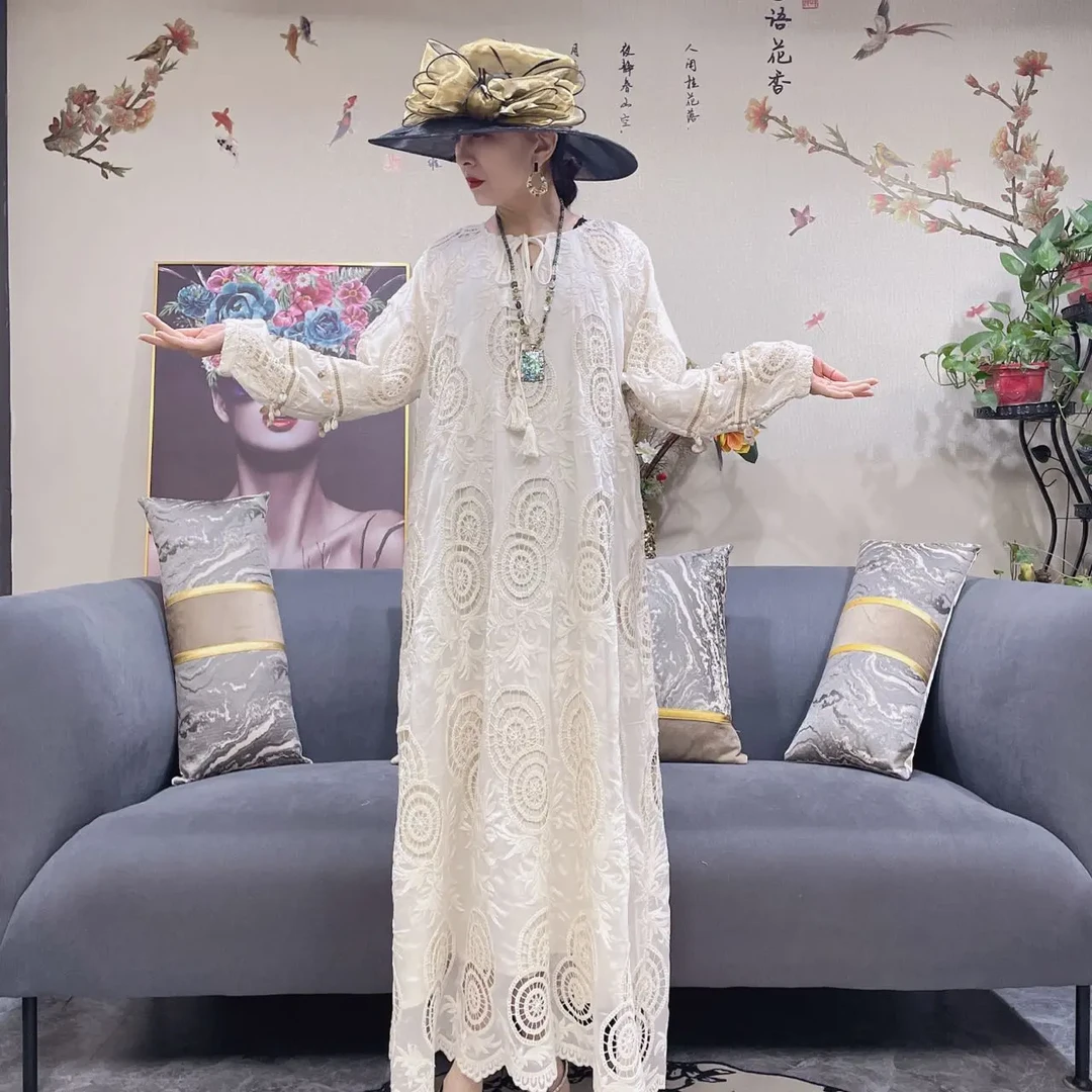 199时尚复古优雅春季上新名媛气质休闲百搭连衣裙