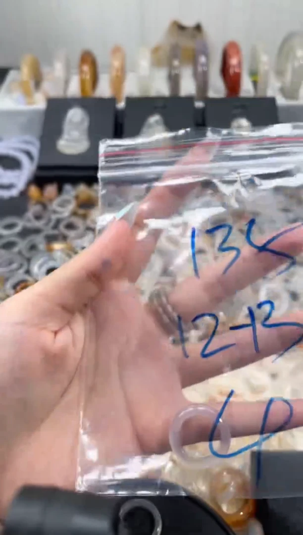 玛瑙/玉髓戒圈未镶嵌135