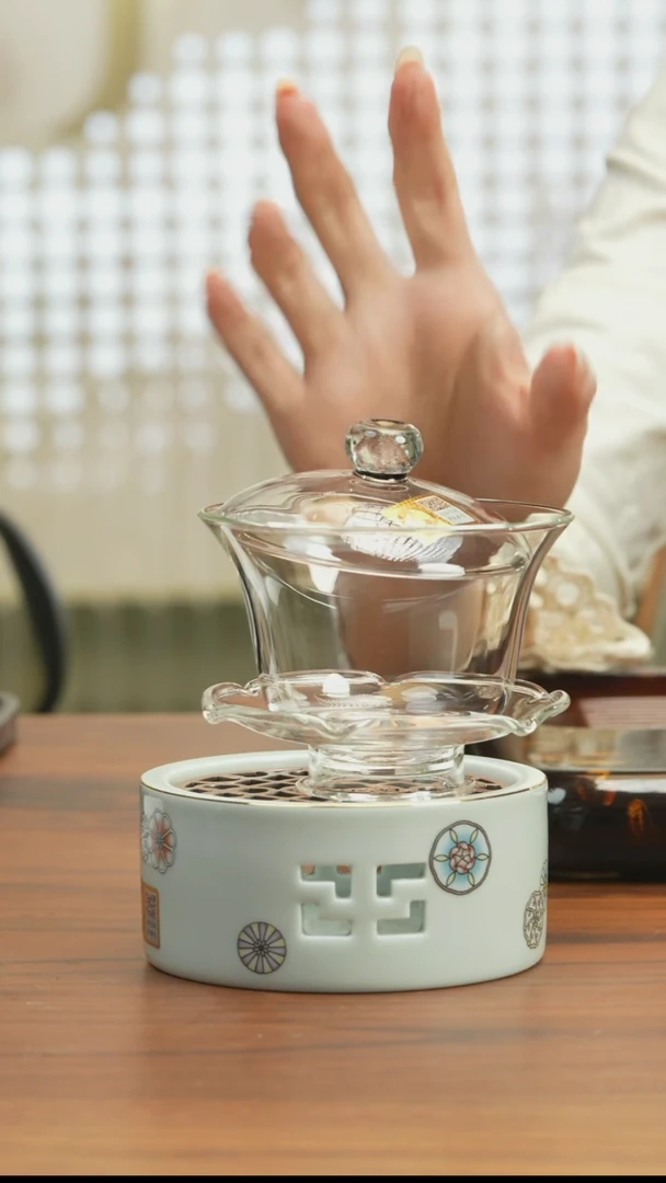 【闪购商品】禾器沁莲盖碗星空盖妞