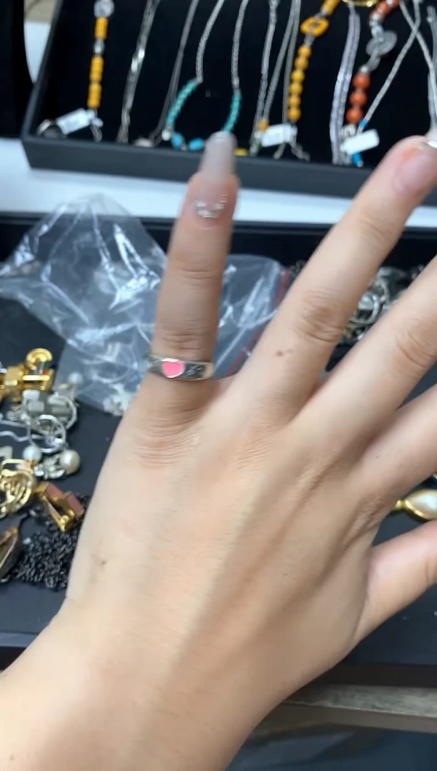 珐琅铁合金锐锐中古首饰默认微瑕004